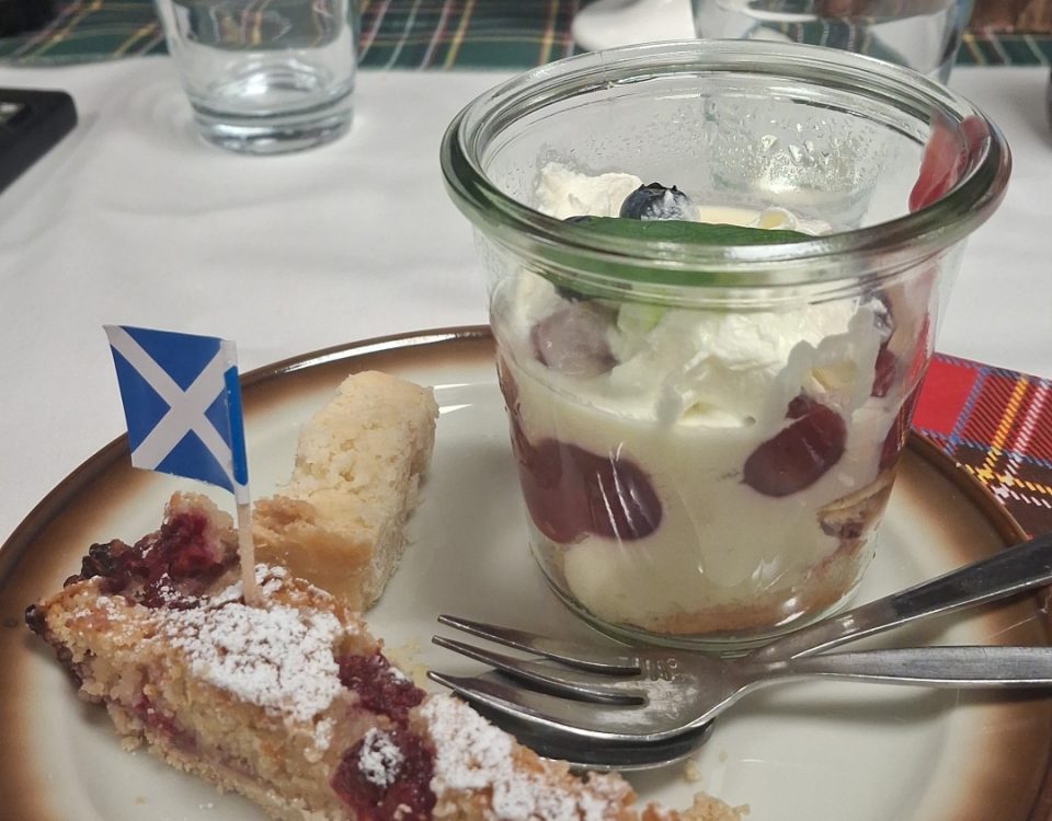 Selbstgemachte schottische Desserts